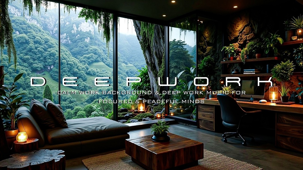 Calm Work Background & Deep Work Music for Focused & Peaceful Minds