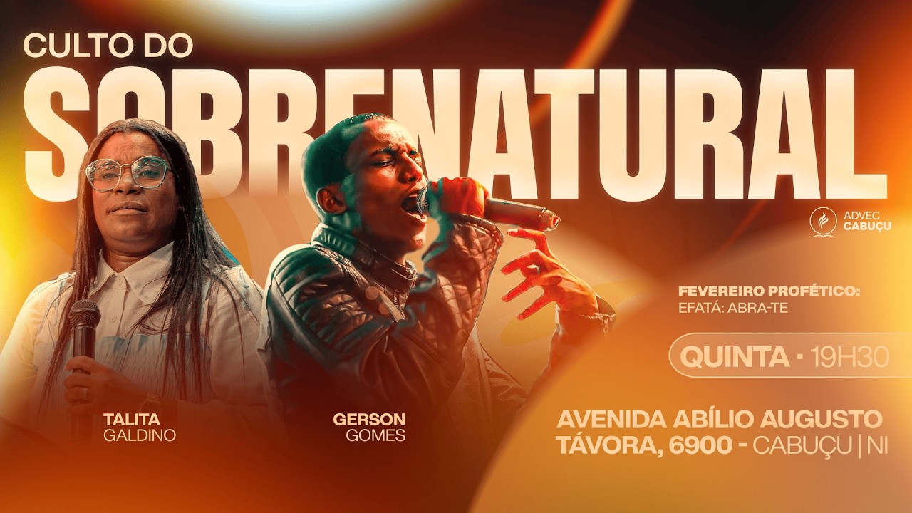 CULTO DO SOBRENATURAL | Gerson Gomes | 12/02/26