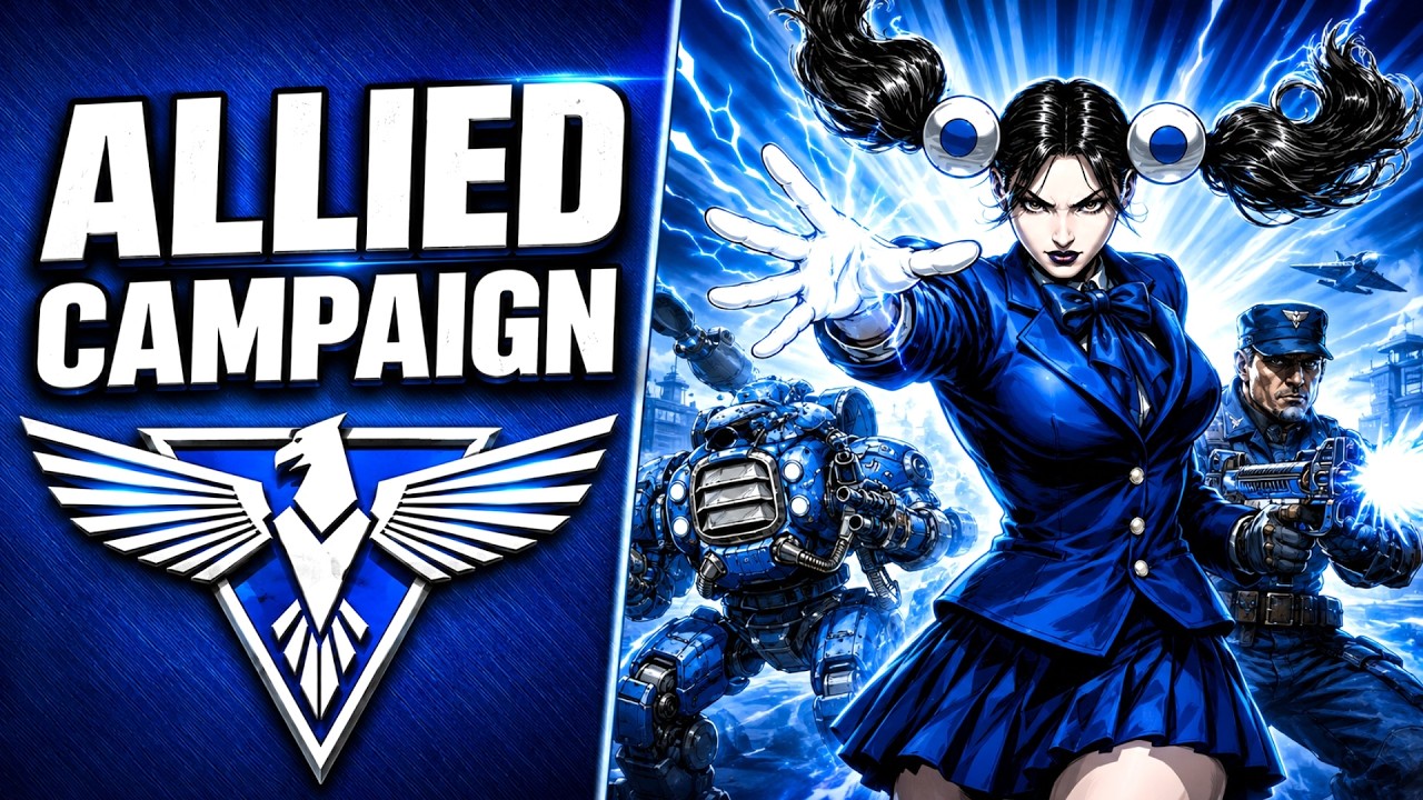 Red Alert 3 Uprising | Full Allied Campaign Playthrough - Hard Difficulty