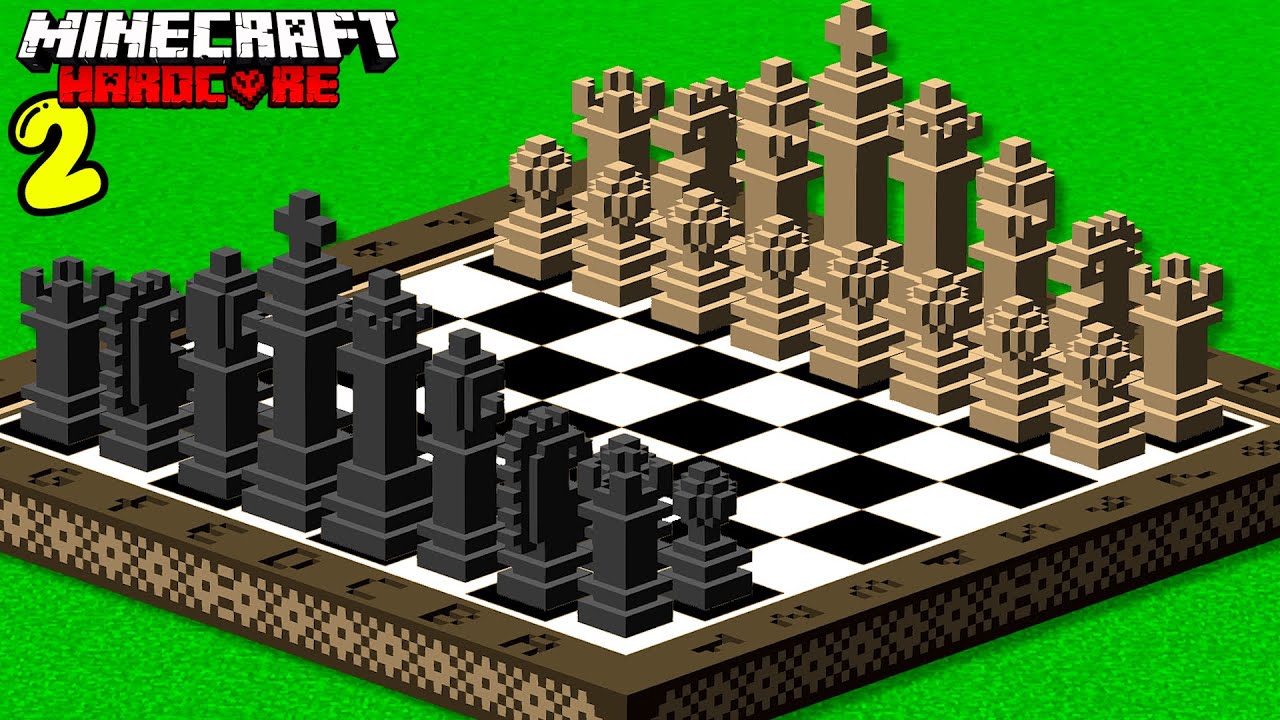 Recreé el Ajedrez en Minecraft