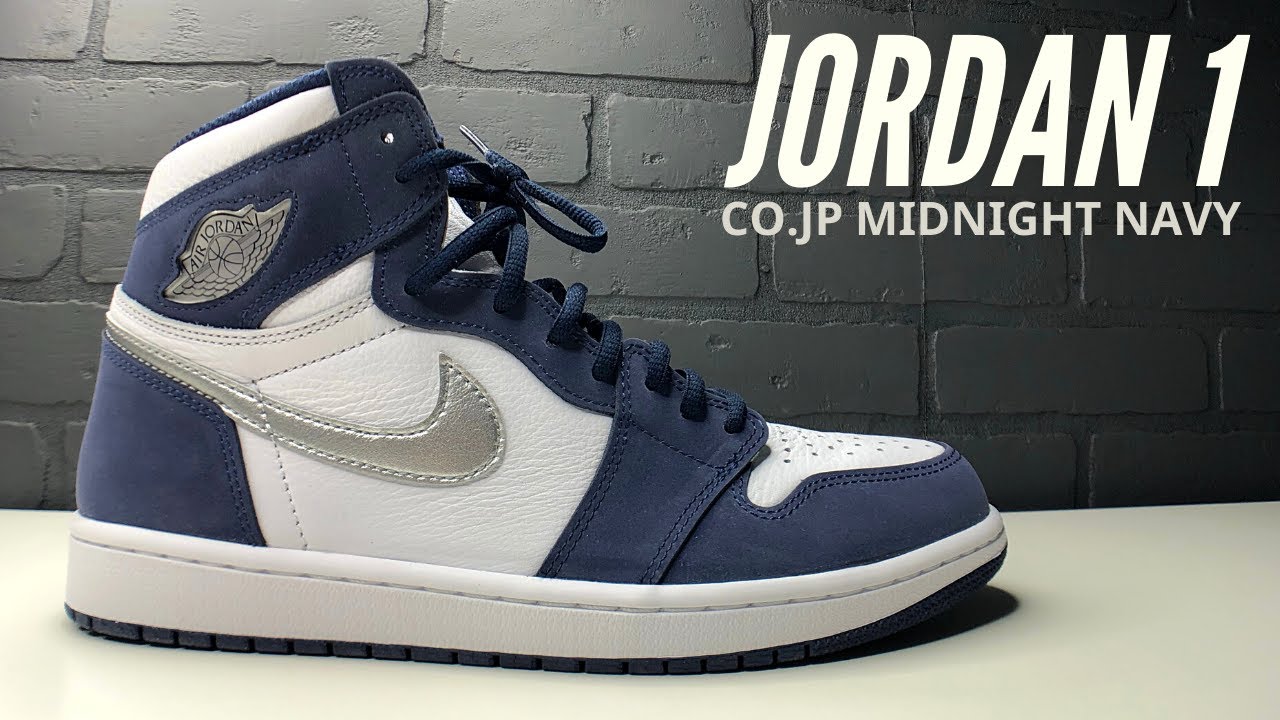 Насколько хороши? Обзор и распаковка кроссовок Jordan 1 CO JP Midnight Navy.