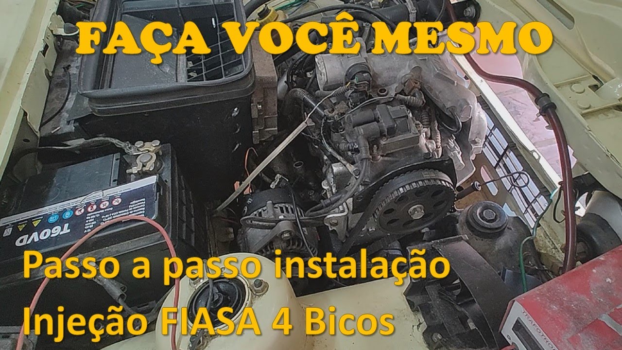 Instala&ccedil;&atilde;o da Inje&ccedil;&atilde;o Multiponto Fiasa Passo a Passo no Fiat 147 Parte 1