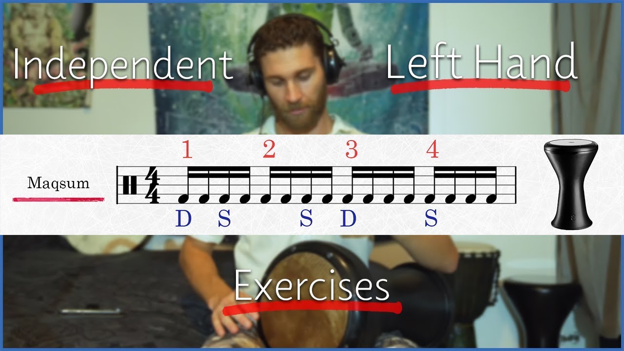 Darbuka Lesson - Maqsoum Variations for Beginners (Interactive Practice Lesson)