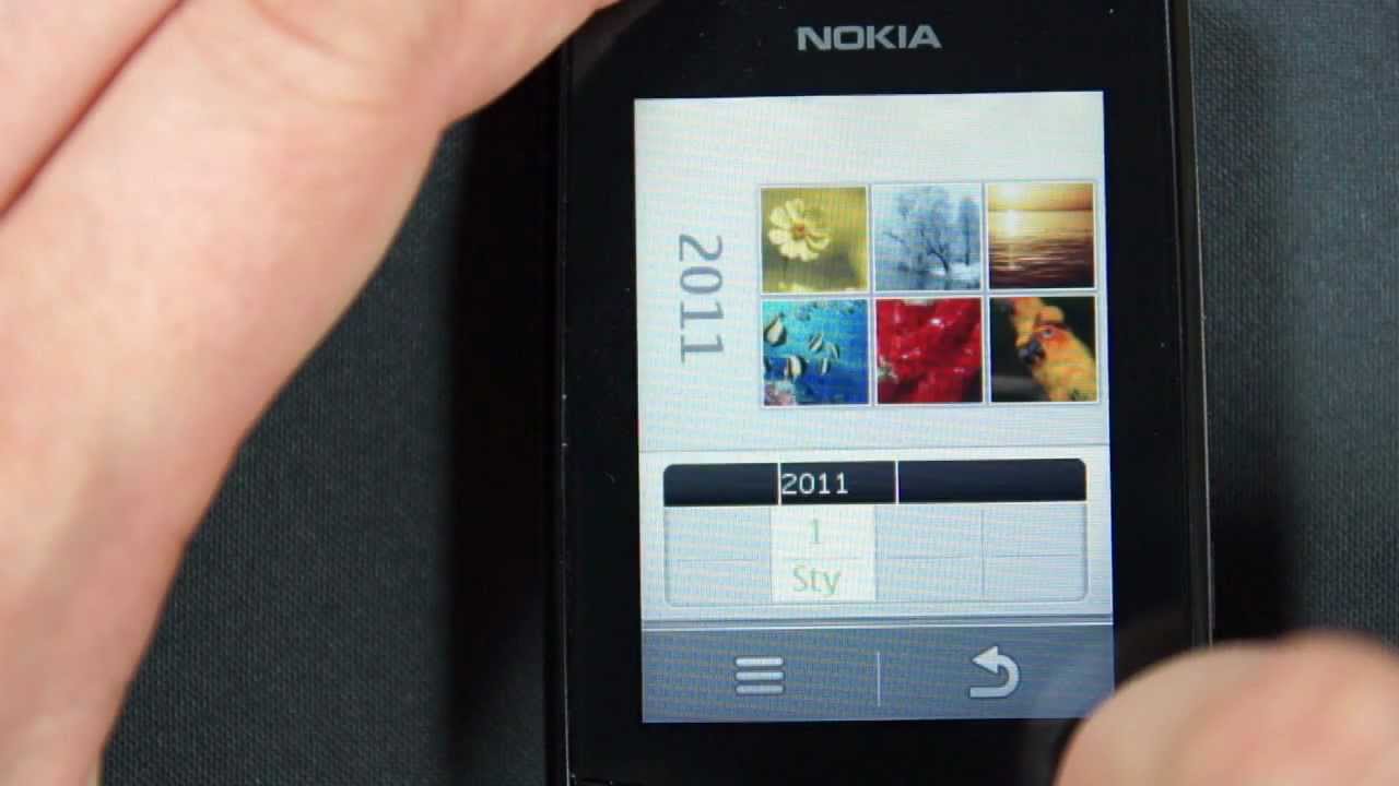 Nokia Asha 303 - appearance, menu, camera - part 1
