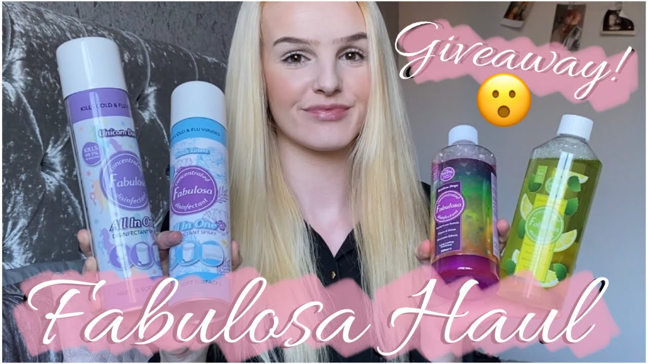 FABULOSA CLEANING PRODUCTS HAUL + GIVEAWAY | Kira Davies