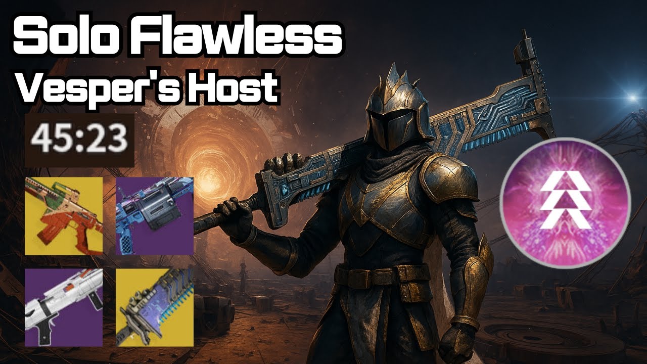 Solo Flawless Vesper's Host on Prismatic Hunter in 45 Minutes! - [Destiny 2 Episode Heresy]