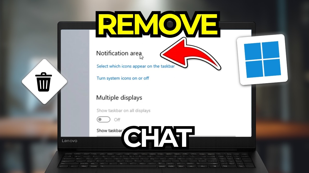 How To Remove Chat From The Taskbar In Windows 11 | Tutorial 2026