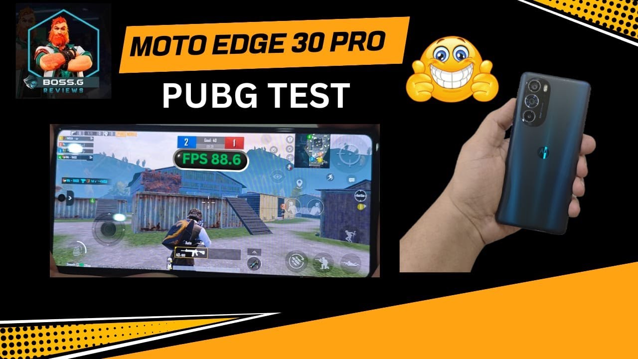 Moto Edge 30 Pro PUBG Test 2024 - FPS Meter, Heating, Battery! 🔥