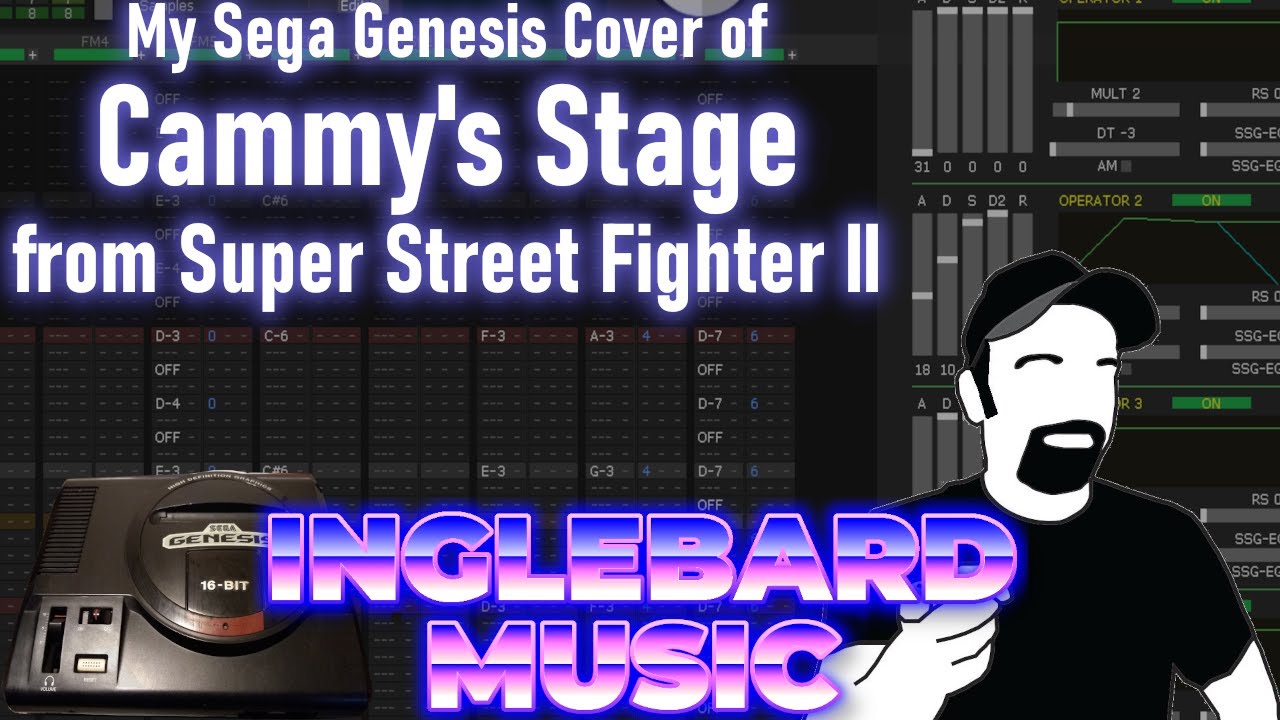 My Sega Genesis cover of Cammy's Stage from  Super Street Fighter II