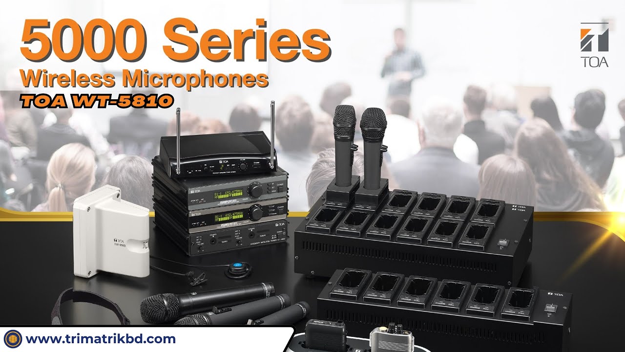 Toa WS-5225 (WT-5810 +। WM-5225) 5000 Series UHF Wireless Systems - Microphones Unboxing in BD