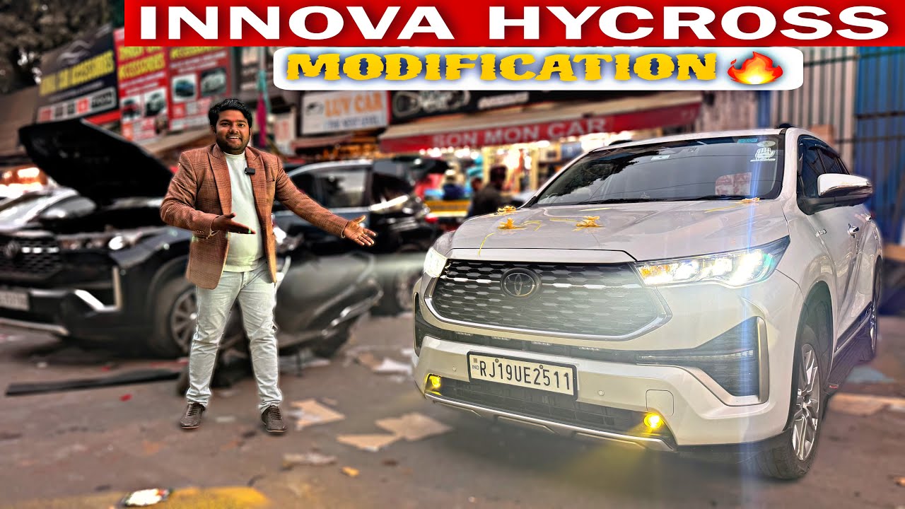 Toyota Hycross Next Level Modification🔥| Hycross Modified Karol Bagh✅