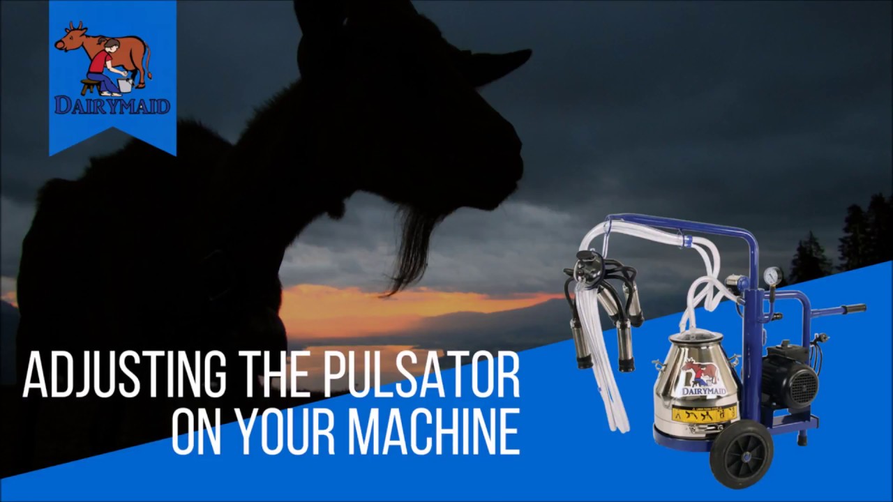 Adjusting the pulsator on your machine