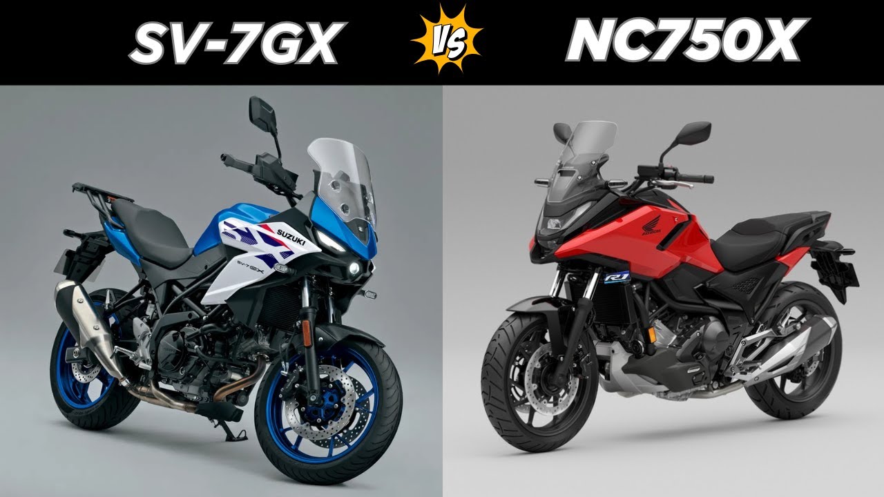 Suzuki SV-7GX 2026 года против Honda NC750X: новый король городских поездок?