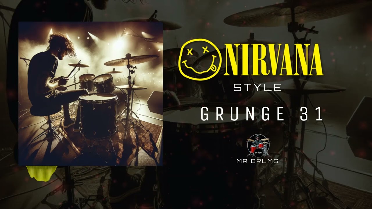 Grunge Drum Track | Nirvana Style | 134 BPM
