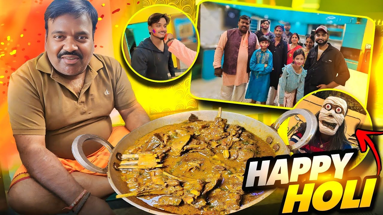 Holi Mai Banaa Hamara Special Mutton Curry Or Chicken Curry 😍 || Happy Holi || 