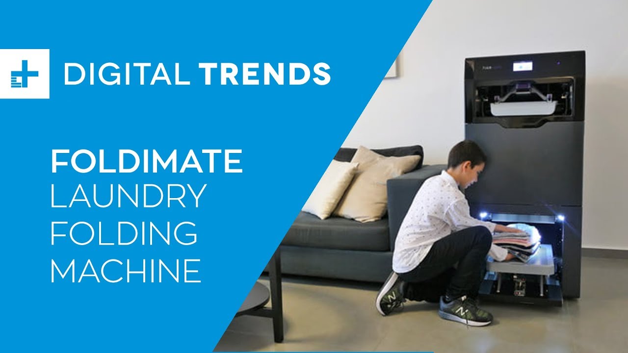 Foldimate: машина для складывания белья — презентация на выставке CES 2019