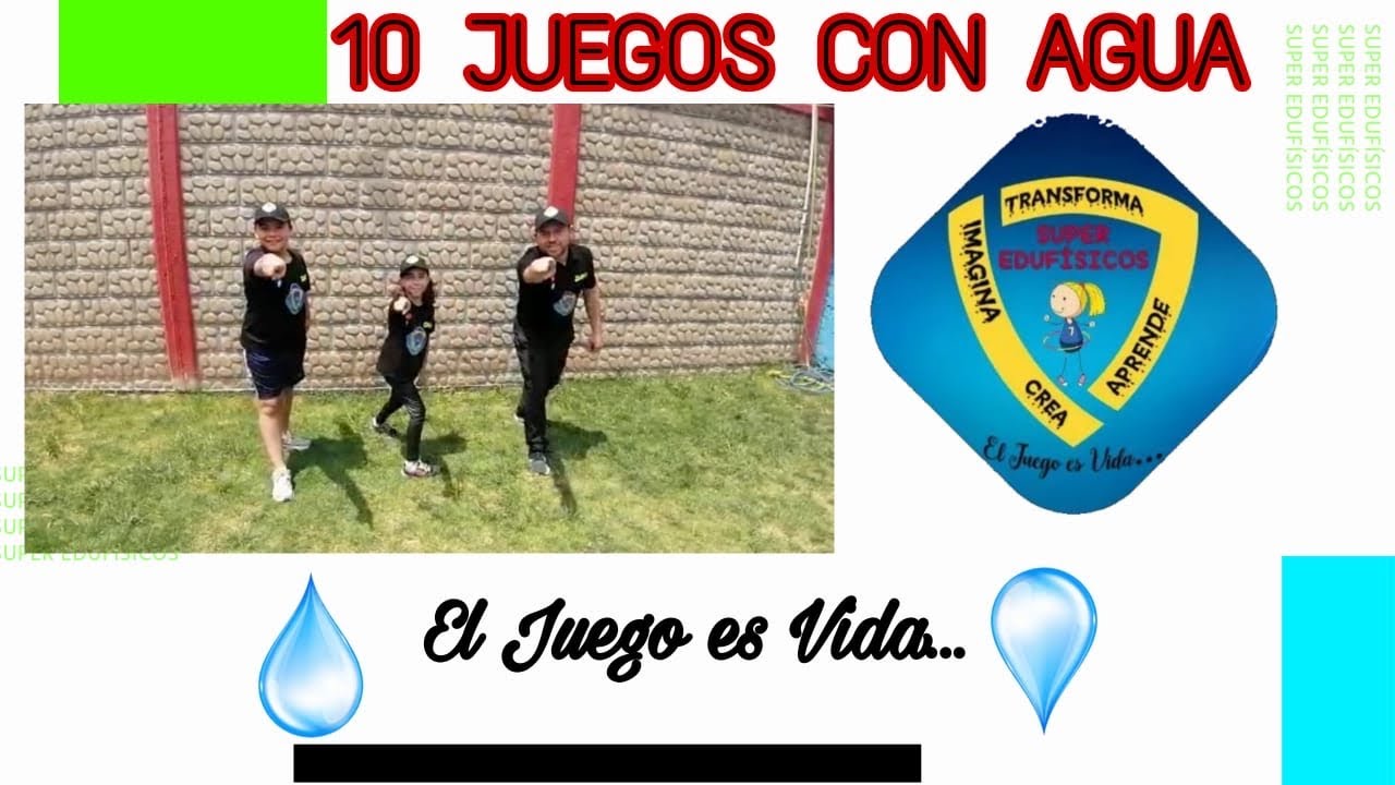 10 Juegos con agua 💦