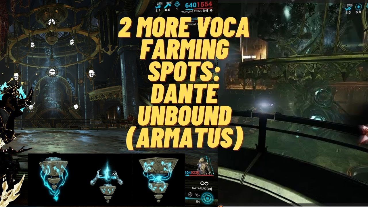 Voca Farming | Dante Unbound Secrets | Armatus | Warframe