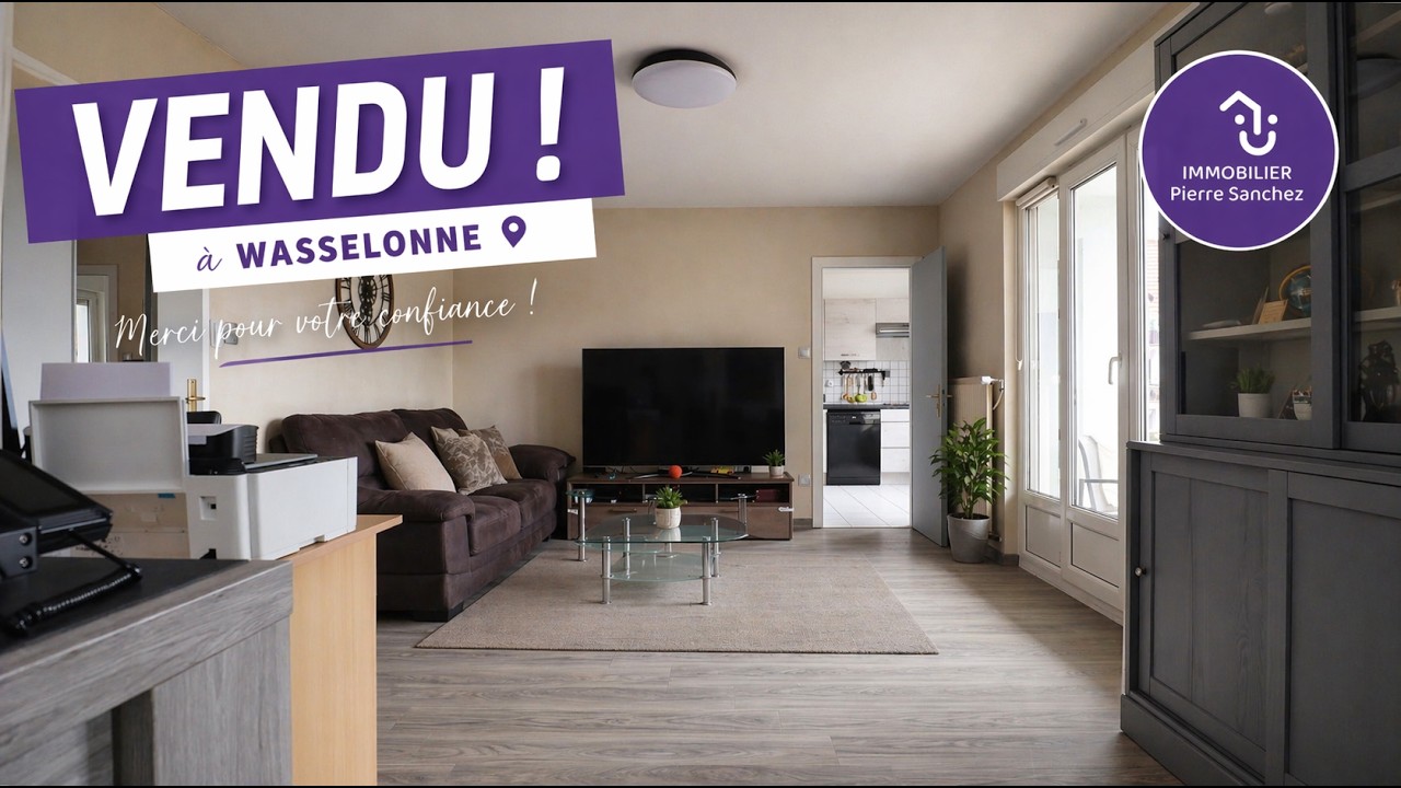 C'est vendu - Wasselonne, 3 pièces 75.23 m² avec balcon et garage double