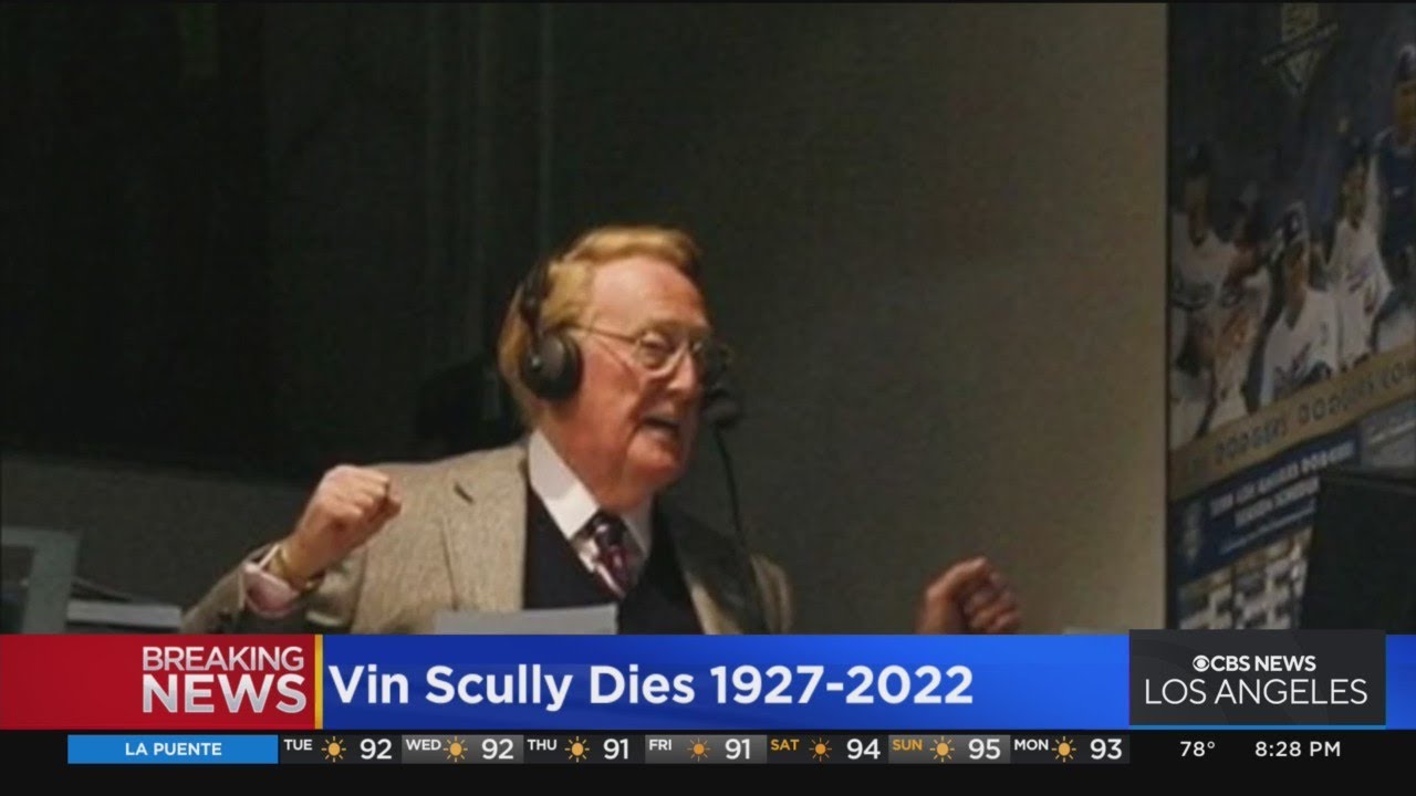 'We have lost an icon': Remembering Vin Scully
