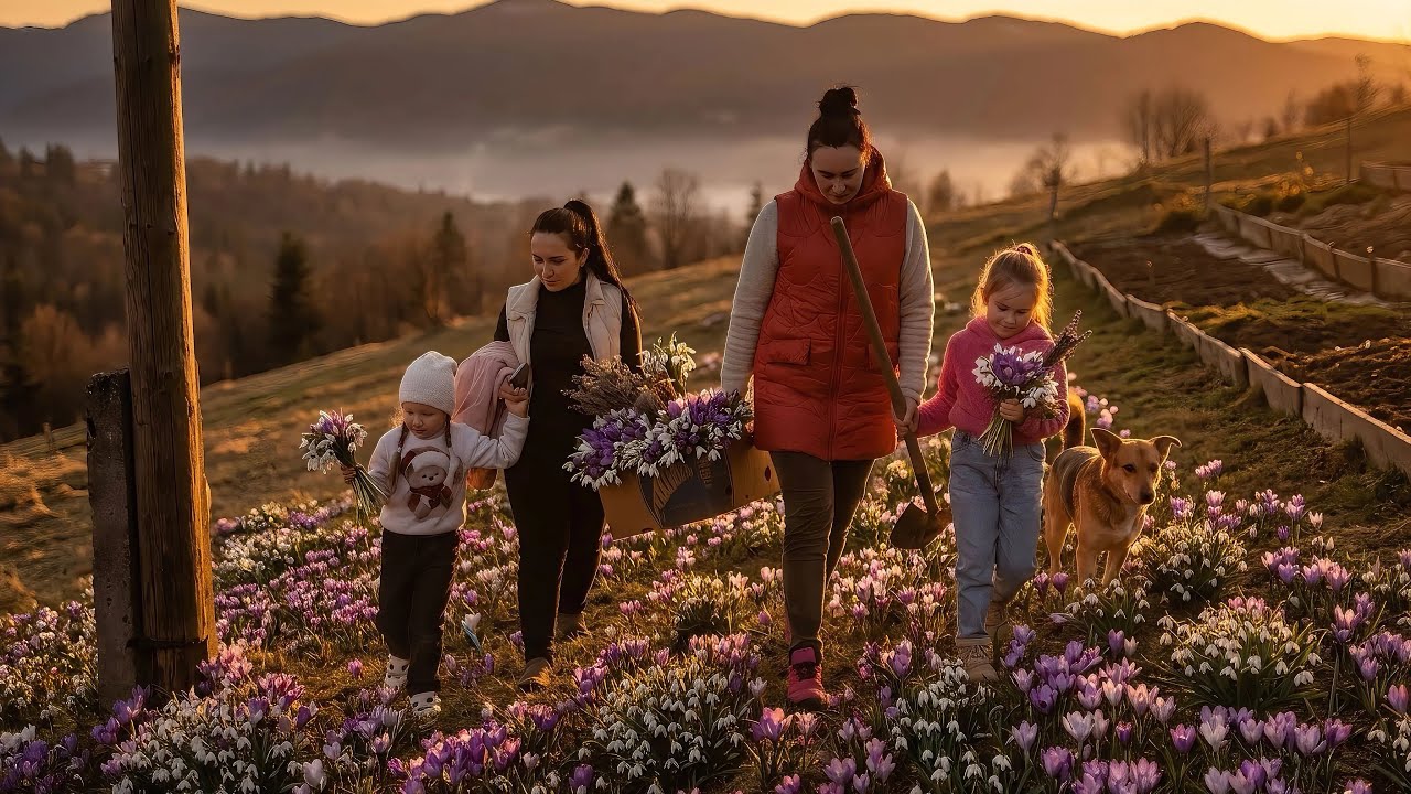 Spring in the Carpathians: unforgettable moments with the Hutsul family 🌲🌼
