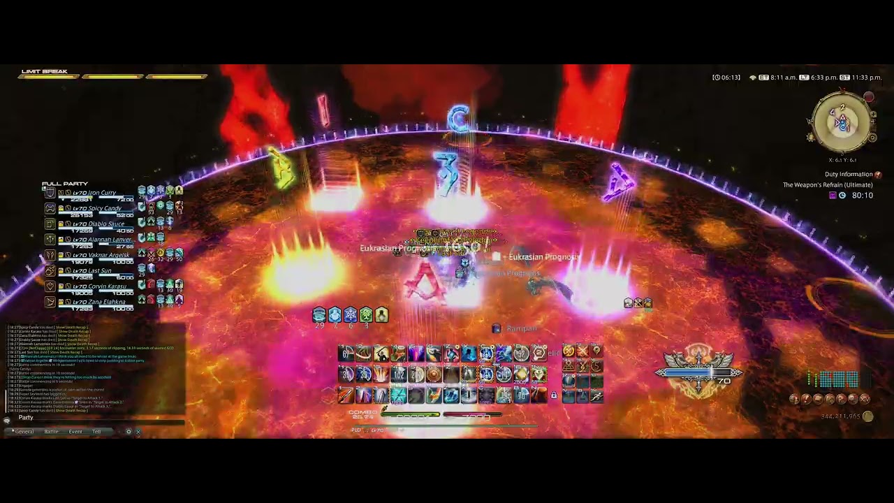 FFXIV UWU Death FC Clear PLD PoV 21:9 Ultrawide