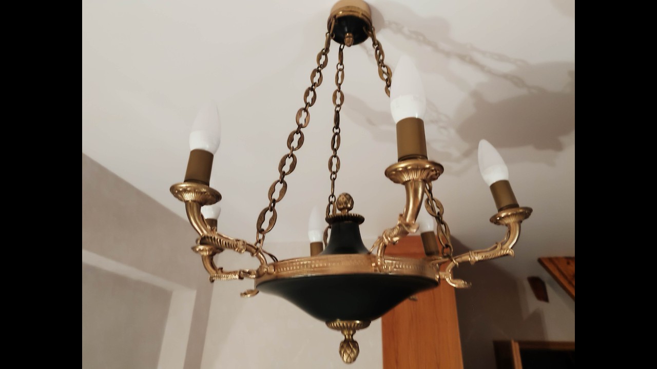 RENOVATION LUSTRE style empire .LUSTRE CHIC GRATUIT