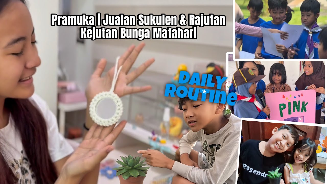 Daily Routine Zara Cute | Hobi yang datangkan Cuan | Belajar PBB ala Pramuka Siaga 