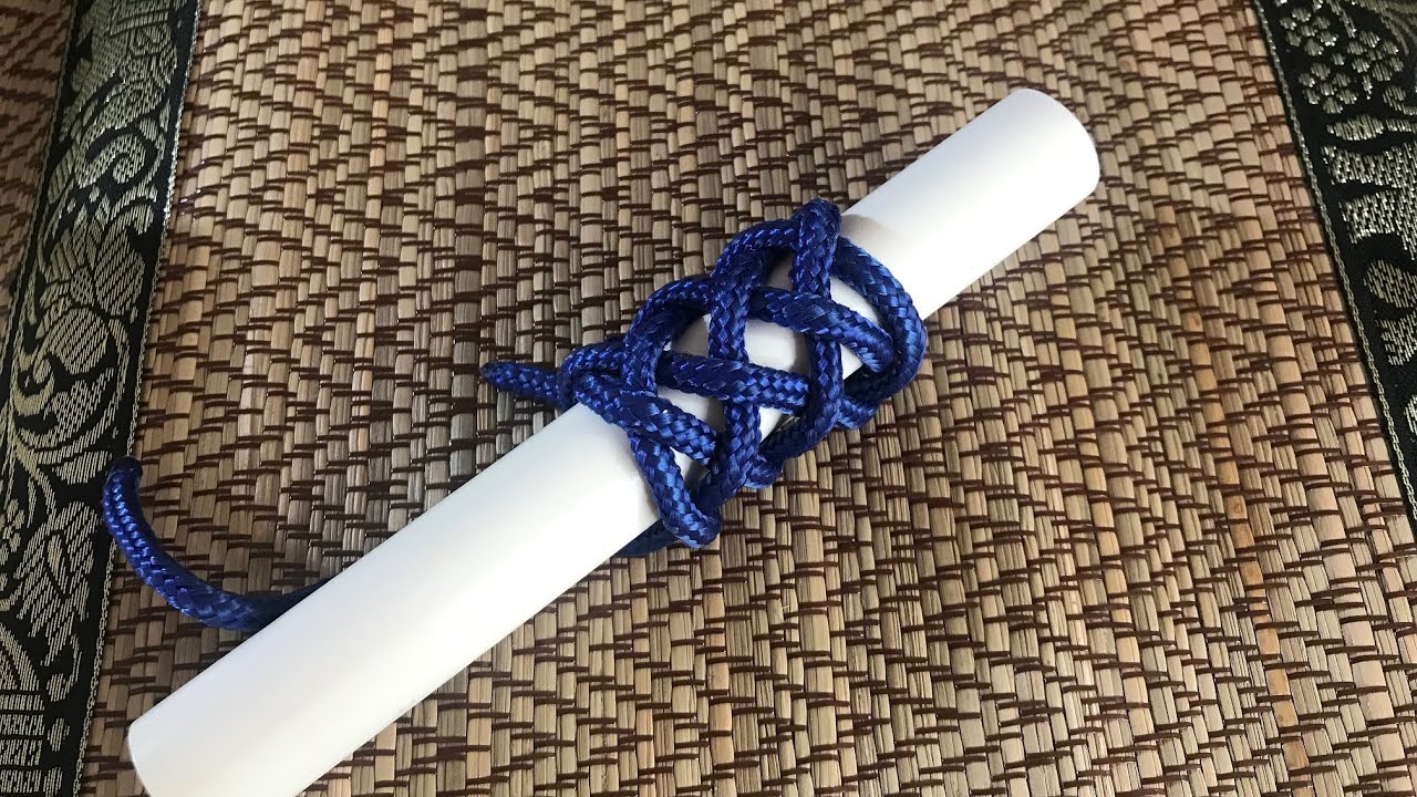 7 Part  x 4 Bight Turks Head Knot