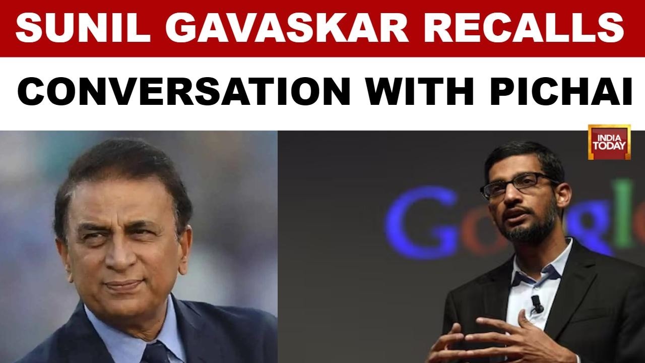 Sunil Gavaskar: 'Wonderful to Meet Sundar Pichai and Take the World Cup Trophy Together' | T20 WC