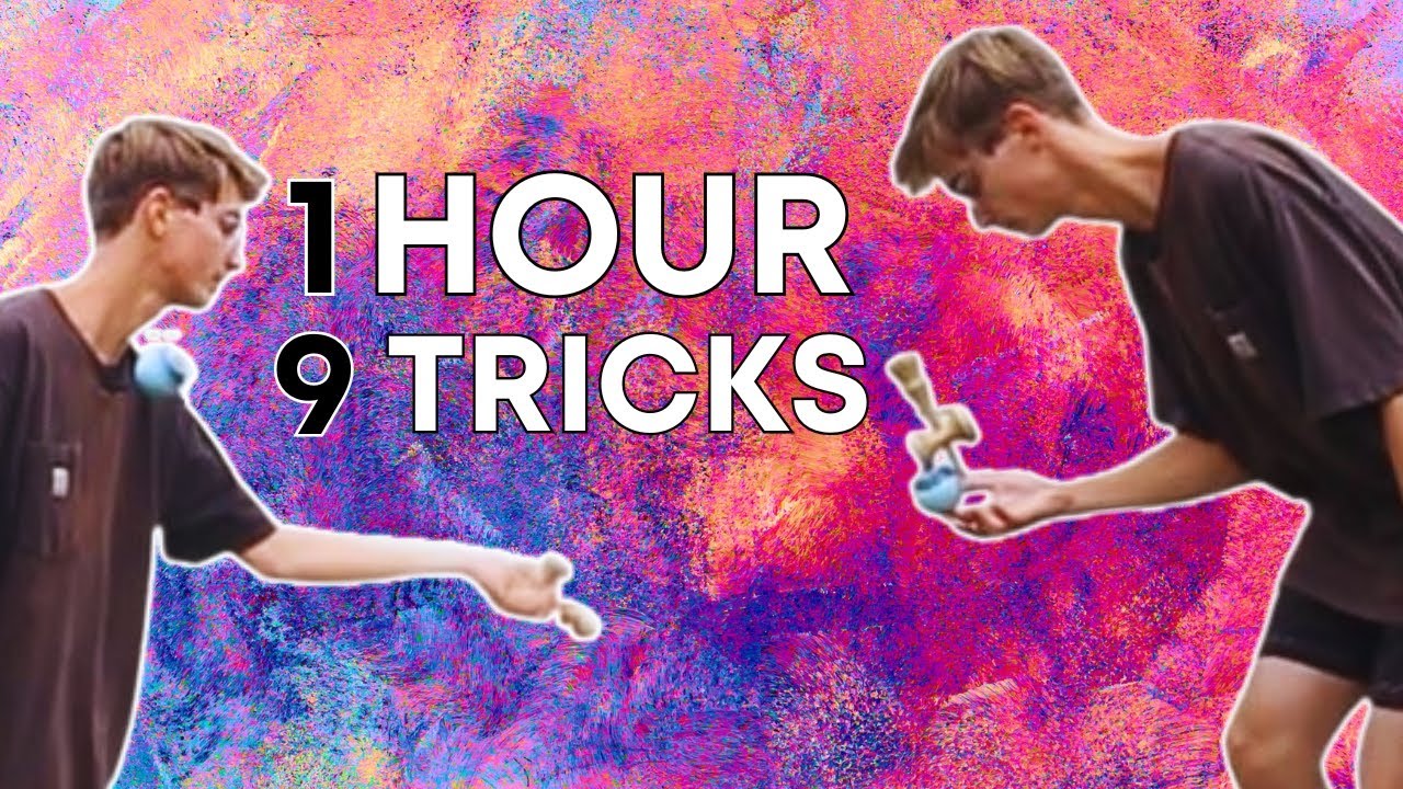 Learning 9 NEW KENDAMA TRICKS in 1 HOUR