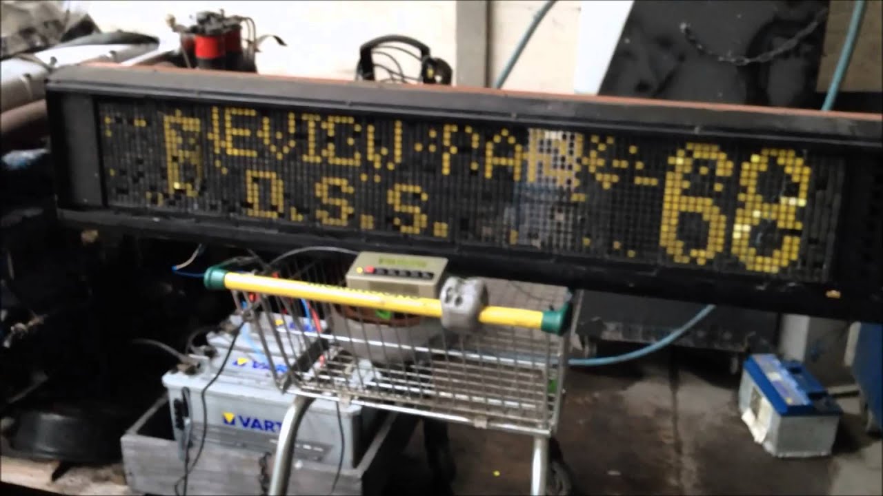 Old Brightech flipdot display.