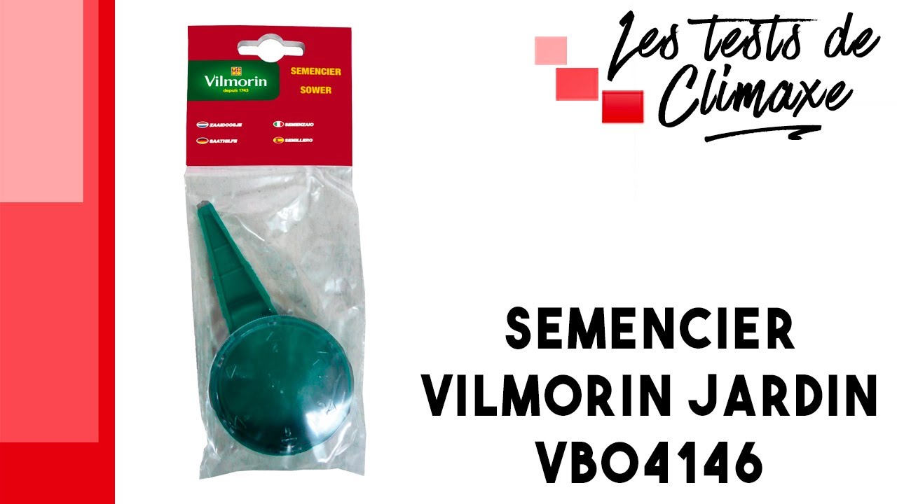 Test d'un semencier Vilmorin jardin VB04146