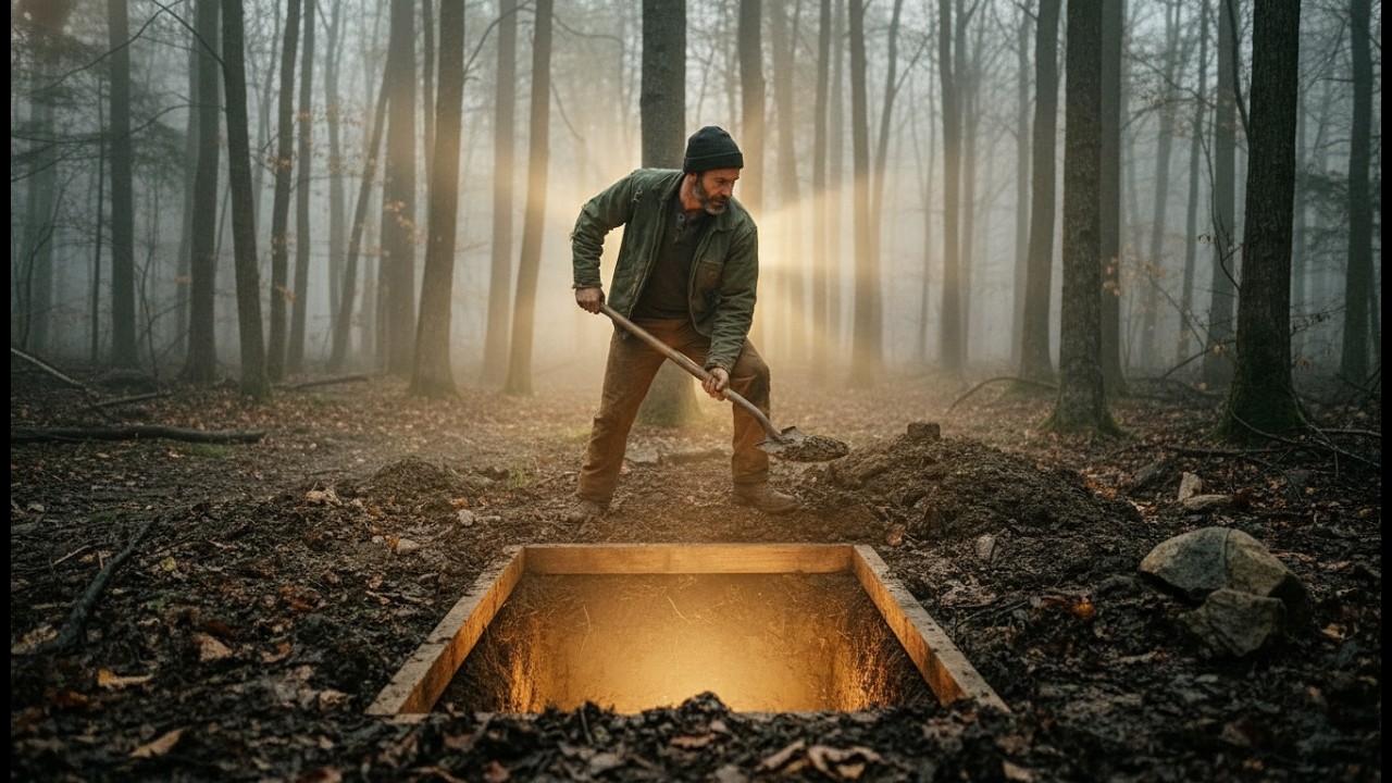 No One Noticed the Man Digging a Secret Underground Home Beneath the Quiet Forest