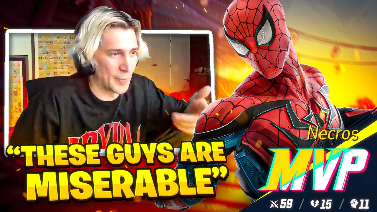 xQc Forgot To Ban My Spider-Man...