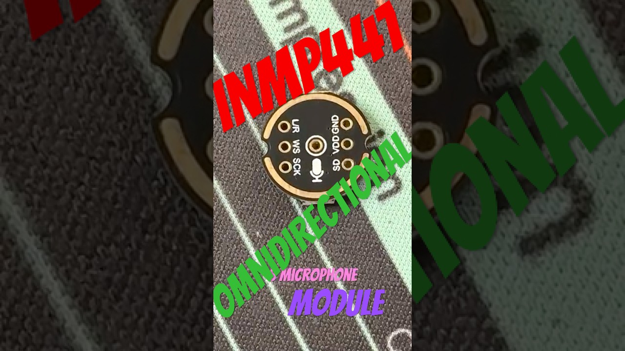 Всенаправленный микрофон INMP441 #diy #microcontroller #diyprojects #sensor #microphone #esp32