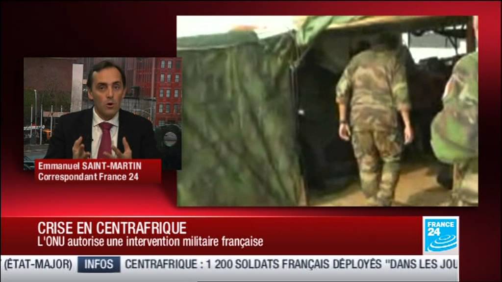 L'ONU autorise une intervention militaire fran&ccedil;aise en Centrafrique