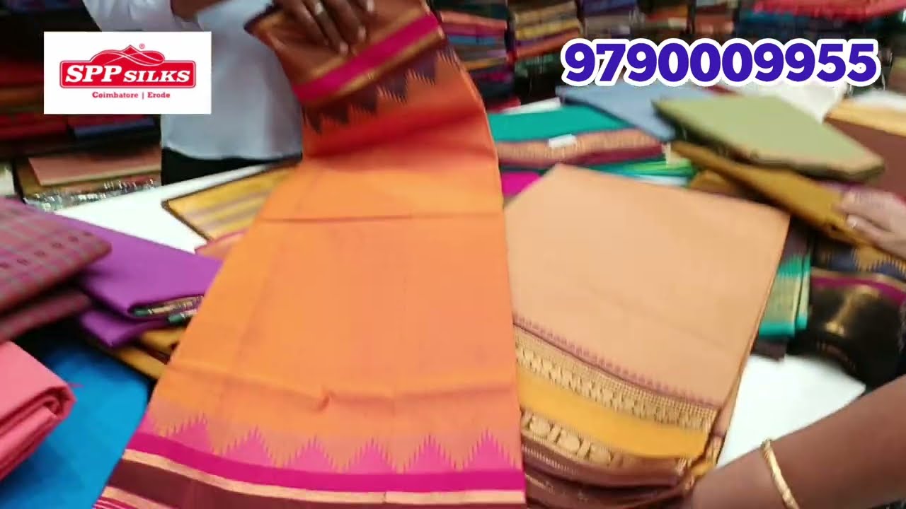  கோடை காலத்திற்கு ஏற்ற புது விதமான காட்டன் சேலைகள்