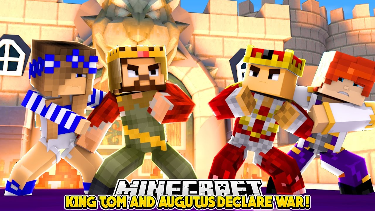 ПАПА И КОРОЛЬ ТОМ ИДУТ НА ВОЙНУ!!!! Королевская семья Minecraft | с LittleKelly Карли и Рэйвен
