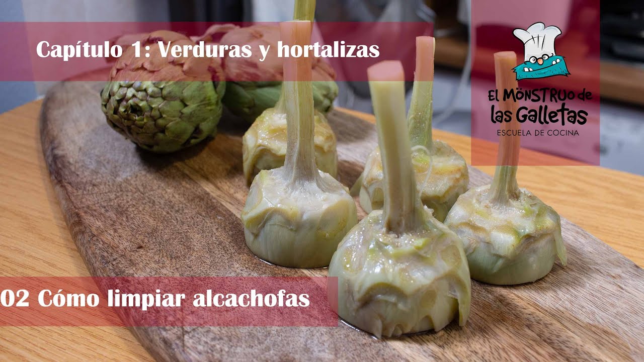 05 Cómo limpiar alcachofas - Curso de cocina básica