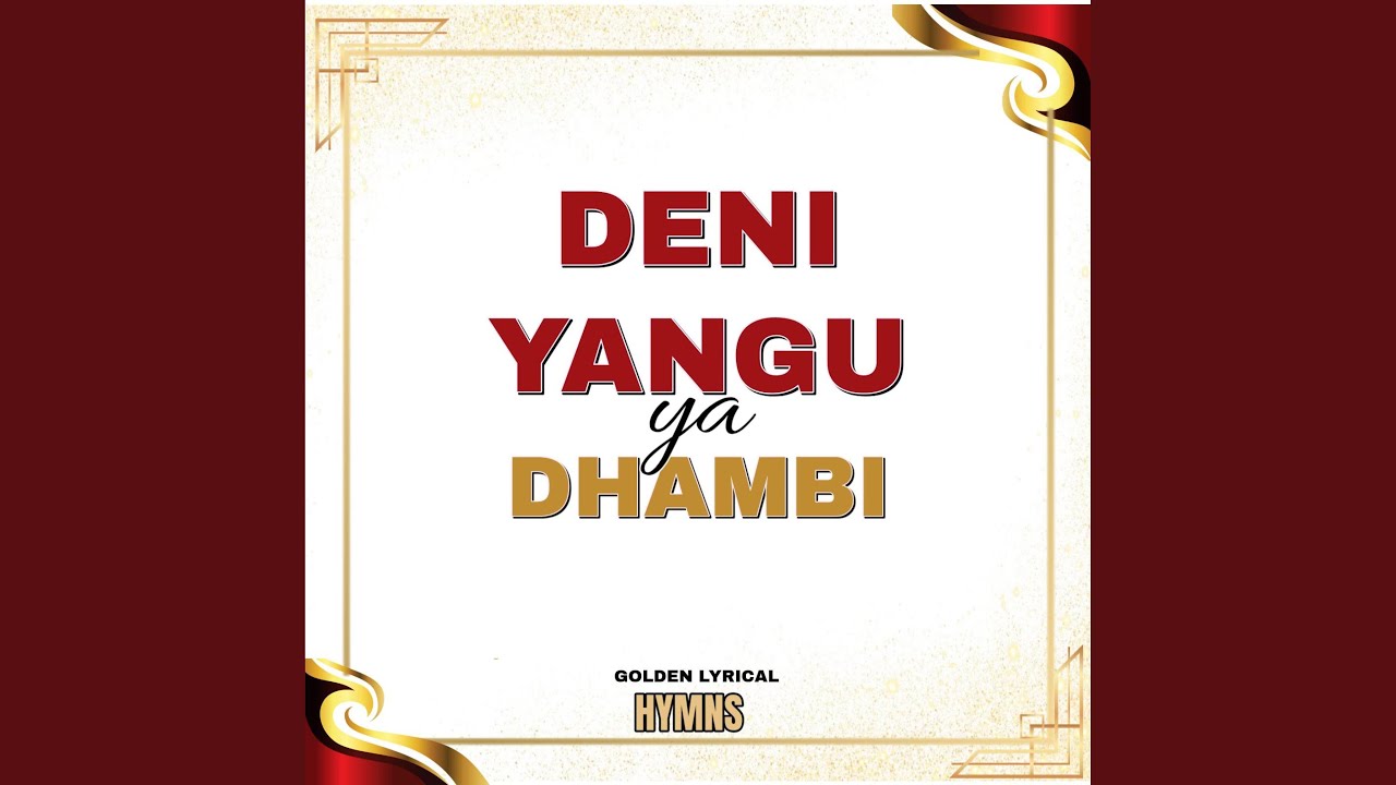 Deni yangu ya dhambi