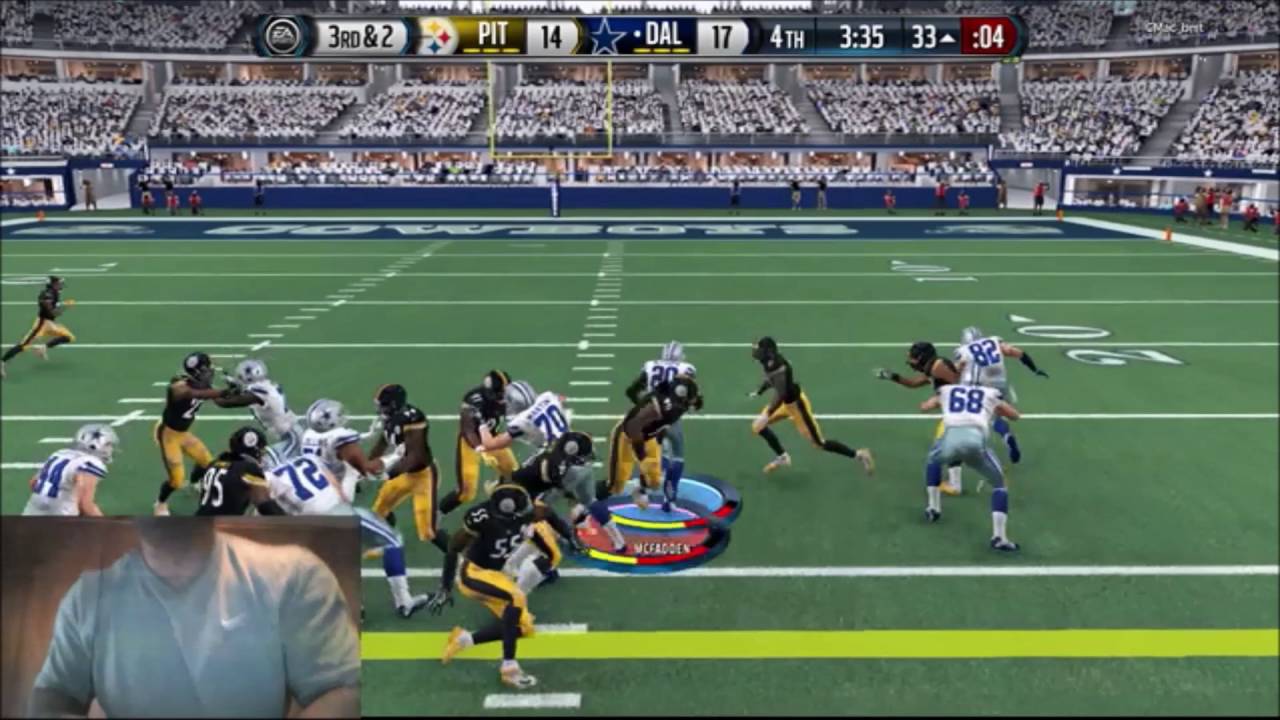 Madden 16 EXCITING Ranked Game Cowboys vs Steelers