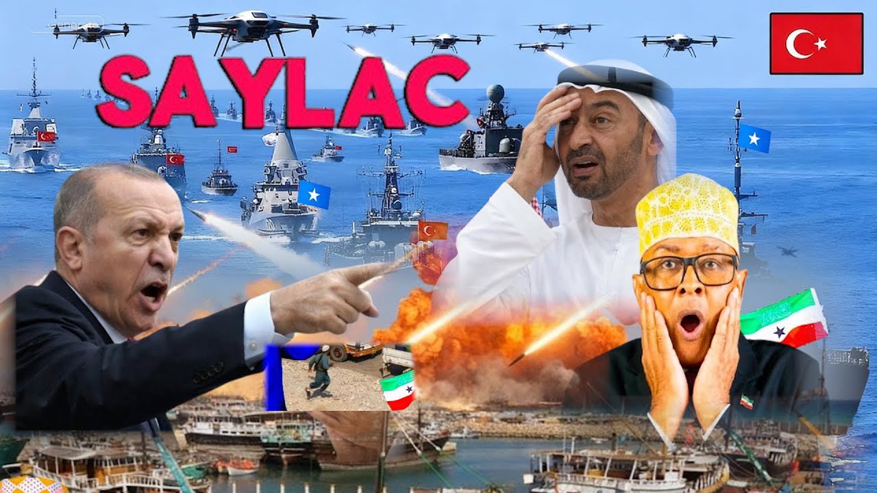 DEG DEG:10Markab oo dagaal oo Turkiga oo Caawa Ku Hareeraysan Zaylac +Ciro oo imaradka Ku Warejiyay