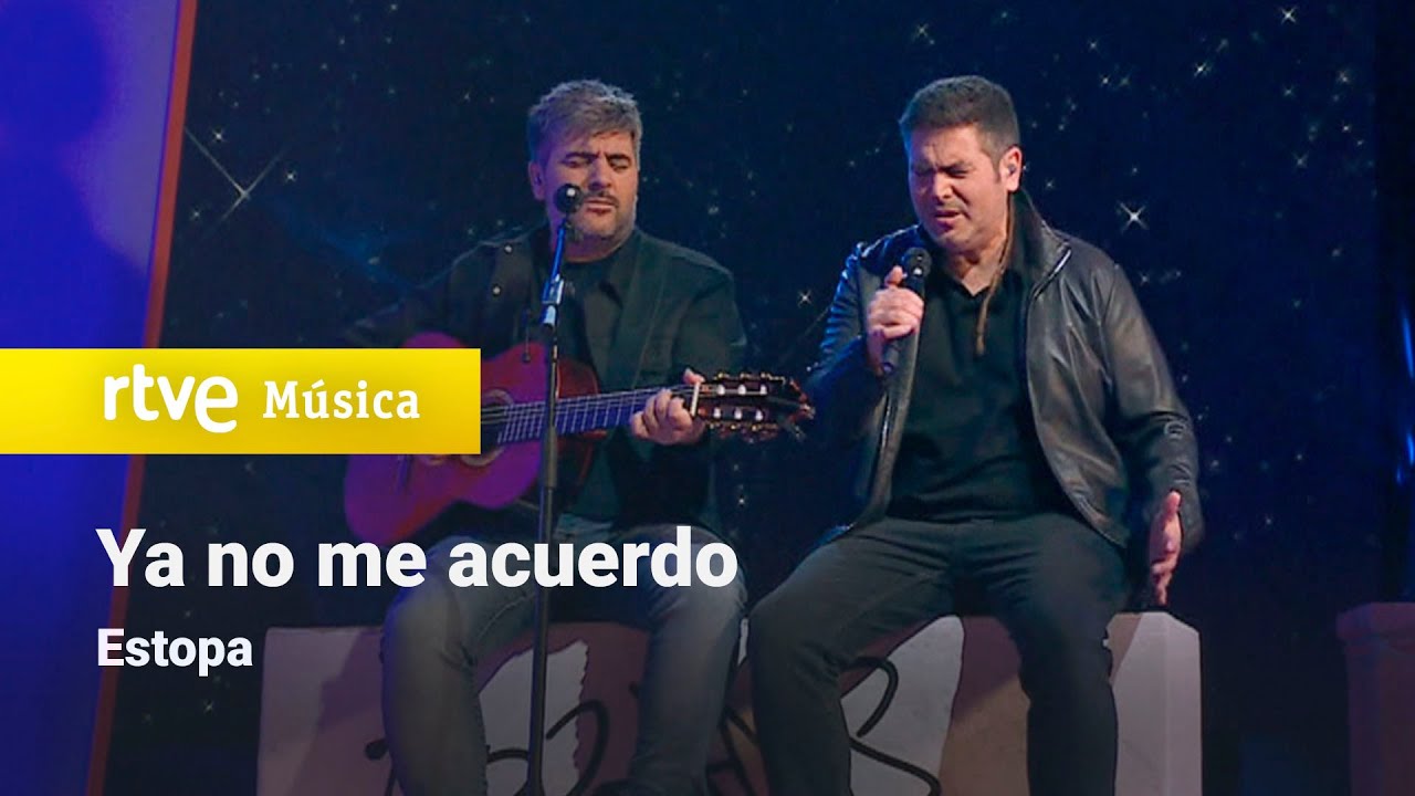 Estopa – “Ya no me acuerdo” | 25 años dando Estopa