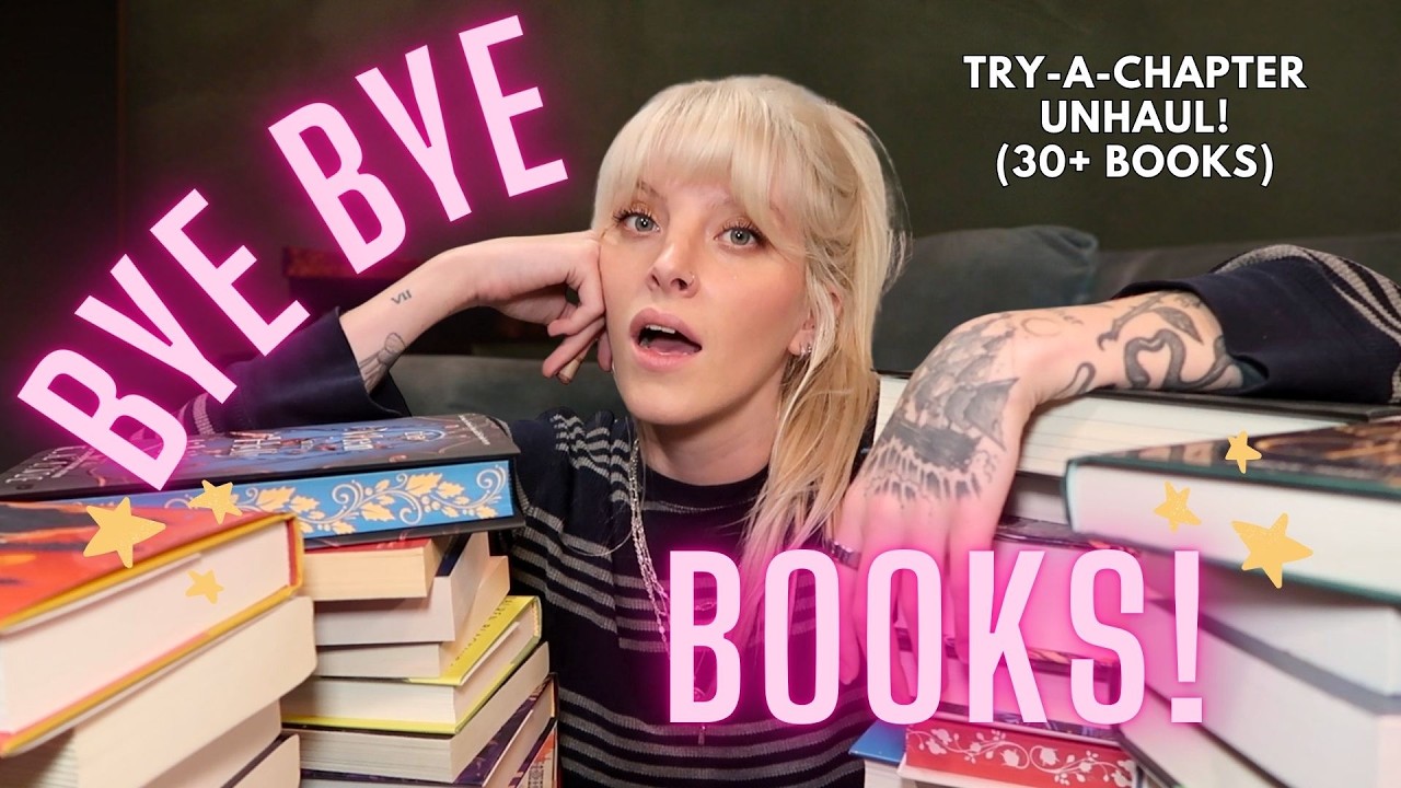 TRY A CHAPTER UNHAUL 📚👋🏻 (bye bye to 30+ books)