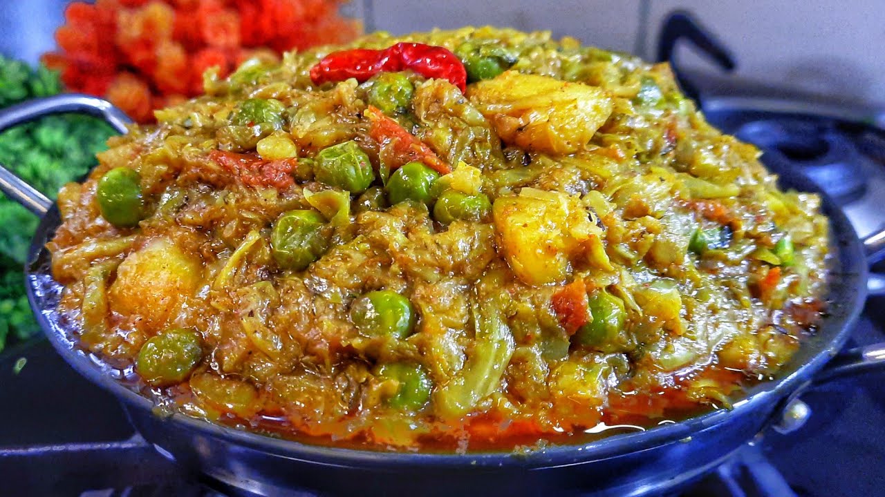নিরামিষ বাঁধাকপির ঘন্ট - এই মশলায় স্বাদ কয়েকগুণ বেড়ে যায় || Niramish Badhakopi / Cabbage Recipe