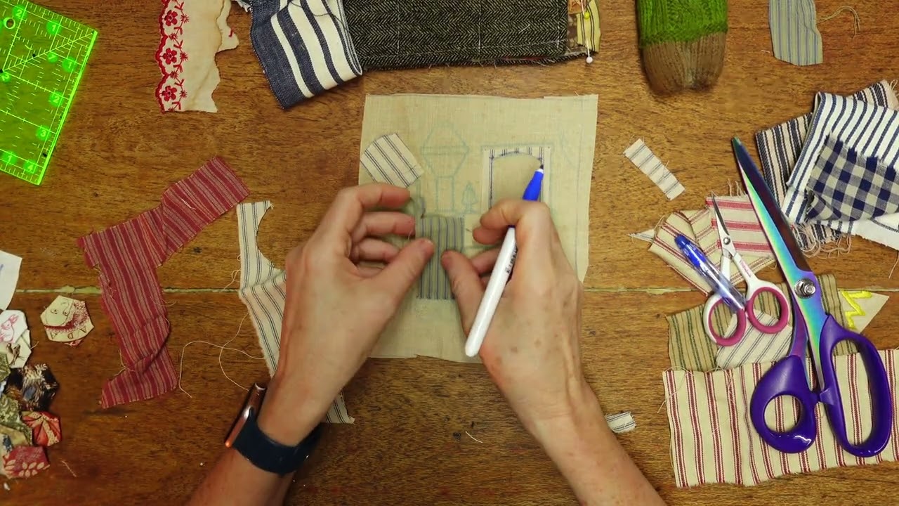 Ep 3 Vol 9 🧵Roxy's Journal of Stitchery | Finishing the Train Applique