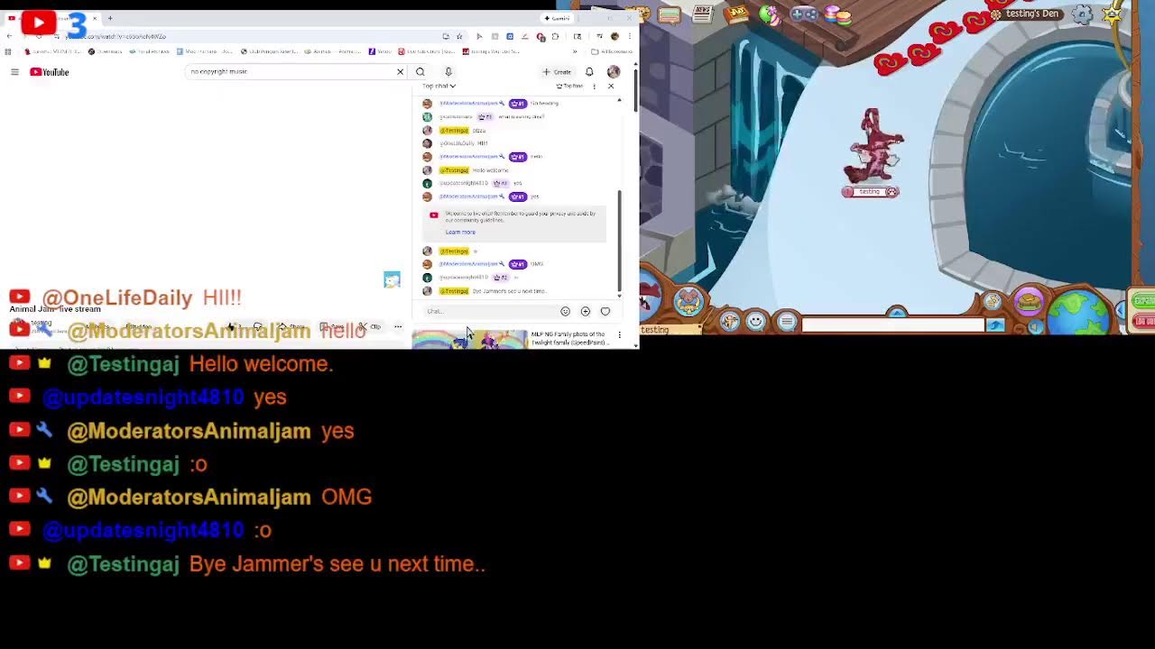 Animal Jam- live stream