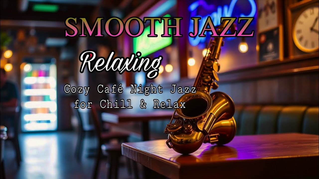 Smooth Jazz Relaxing Saxophone | Cozy Café Night Jazz for Chill & Relax @RelaxingJazz-03 