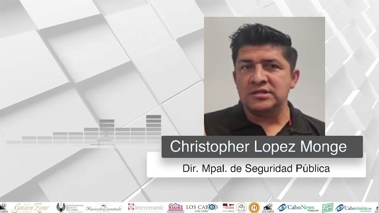 Entrevista en video con Christopher López Monge Dir. Mpal. de Seguridad Pública